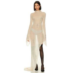 Aniye Records Tala Dress in Cream